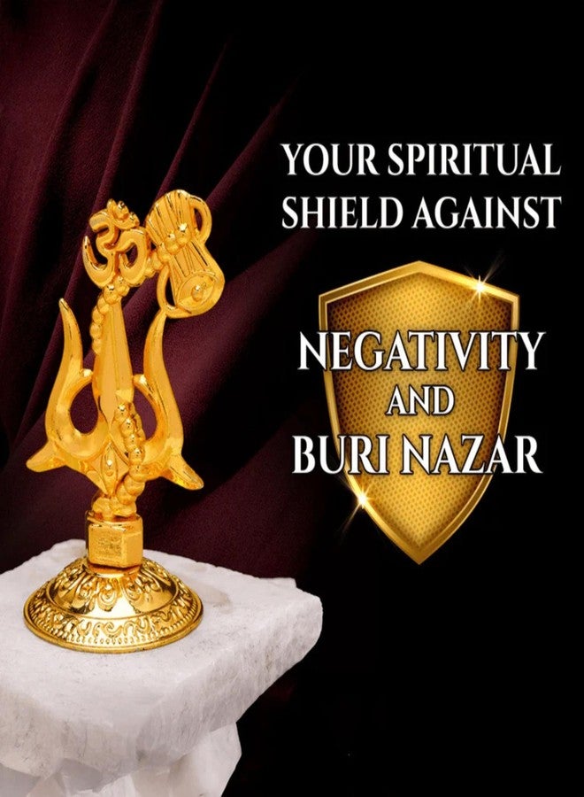 VAMA Siddh Mahakal Trishul for Car Dashboard Ujjain | Shiv Shakti Trishul for Car | Shiva Idol for Car Dashboard | Mahakal Murti for Home, Mandir, Office Desk and Gifting - Image 2