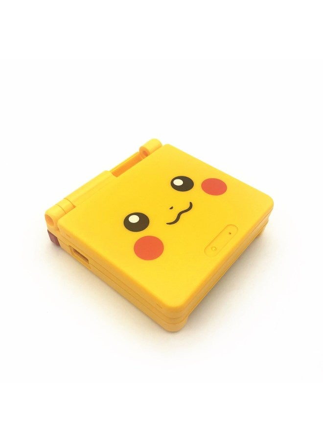 Complete Set Multi-color Transparent Shell For Nintendo Gbasp Machine Digital Computer/game Console Protective Case-Product Color:Yellow - Image 1