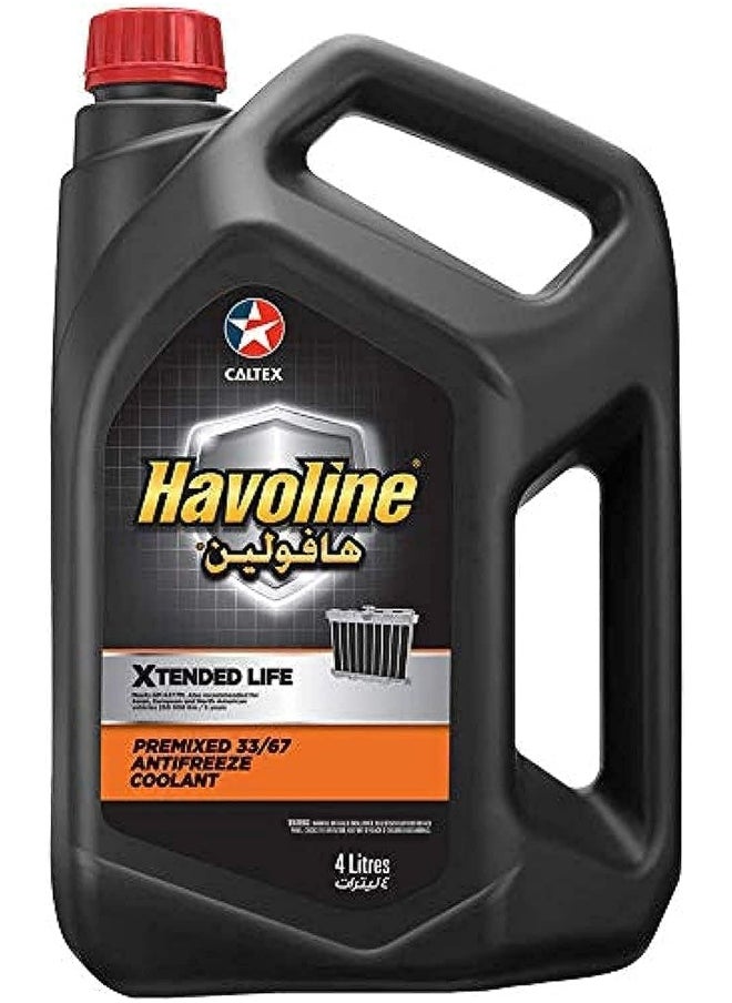 Caltex CALTEX Havoline Xtended Life Antifreeze/Coolant - Premixed 33/67 (4L) 