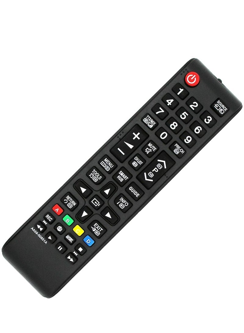 PopZa Replacement Remote Control for Samsung TV AA59-00851A AA5900851A with Battery - Image 3