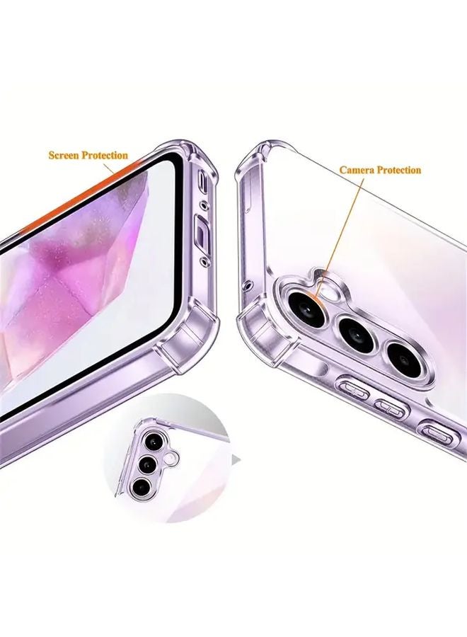 Transparent Jelly Shockproof Case For Samsung Galaxy S24 Slim Snug Fit - Image 5