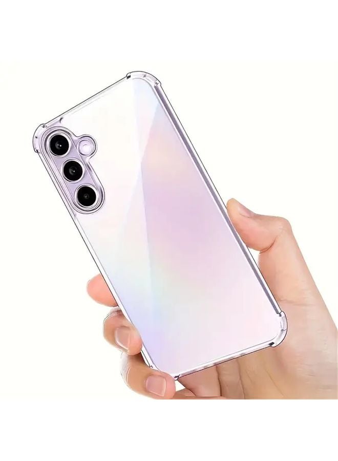 Transparent Jelly Shockproof Case For Samsung Galaxy S24 Slim Snug Fit - Image 3