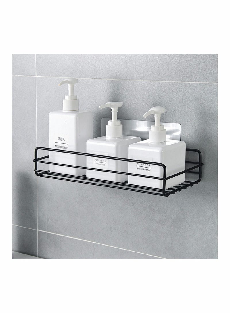 Bathroom Shower Shelf  Organizer   Seamless Stickers Shelf Stainless Steel Wall Rack for Dorm Toilet Bath and Kitchen 2 Pack Mounted No Drilling - Image 3