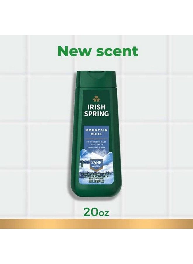 Irish Spring Mountain Chill Body Wash For Men 20 Oz 591 Ml (Product Of Usa) - Image 3