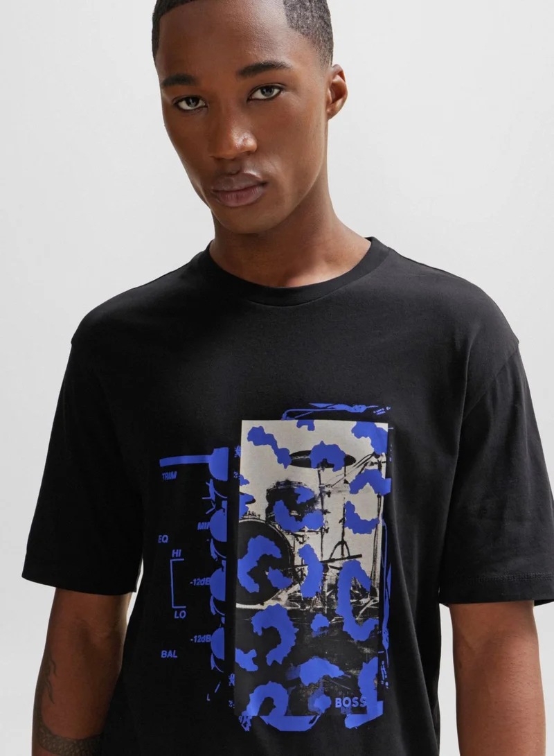 BOSS Graphic Crew Neck T-Shirt