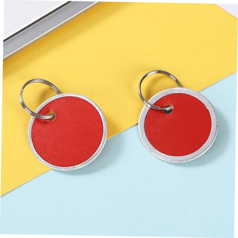 50 Pieces Round Key Tags Labels For Keys Luggage Coding Identification Home Office Party Wedding - Image 5