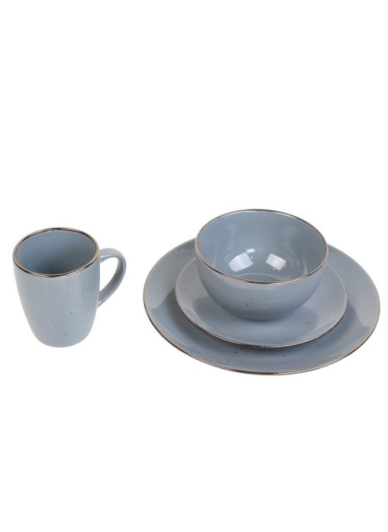 HOMEVEO 16 Piece Porcelain Dinner Set with Elegant and Modern Design  - Image 3