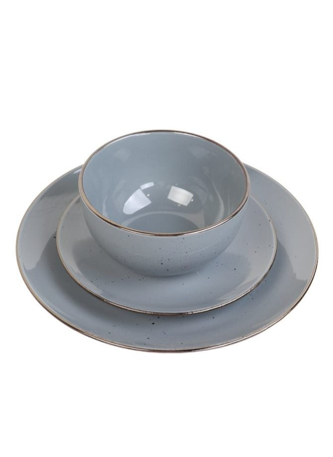 HOMEVEO 16 Piece Porcelain Dinner Set with Elegant and Modern Design  - Image 4