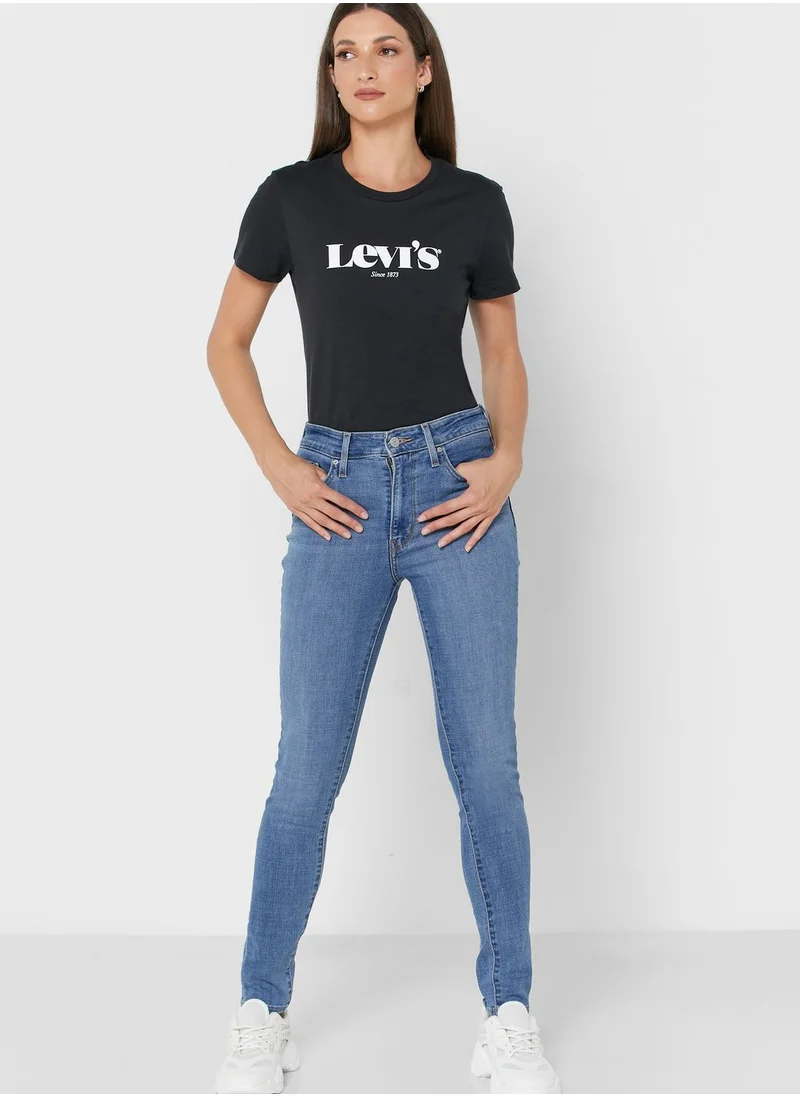 Levi's High Waist Skinny Jeans