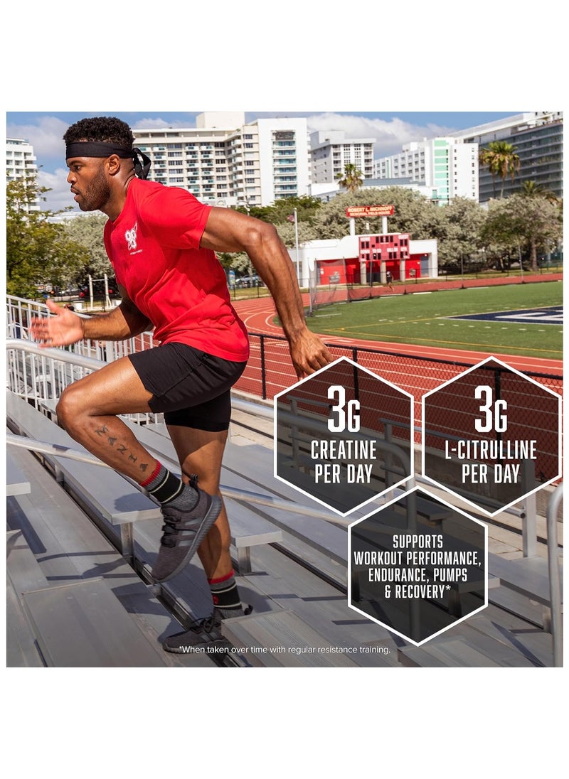 BSN - NITRIX 2.0 Nitric Oxide Precursors 3g Creatine 3g L Citrulline Supports Workout Performance Pumps Muscle Recovery and Endurance  90 Tablets - Image 1