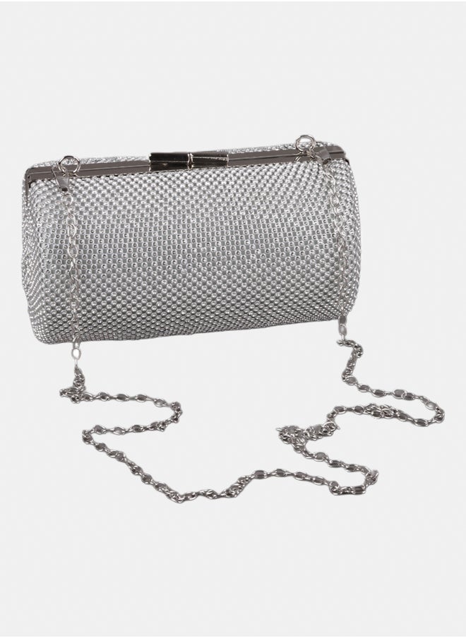 Mr.joe A glitter soiree clutch 411207 (Silver)  - Image 2