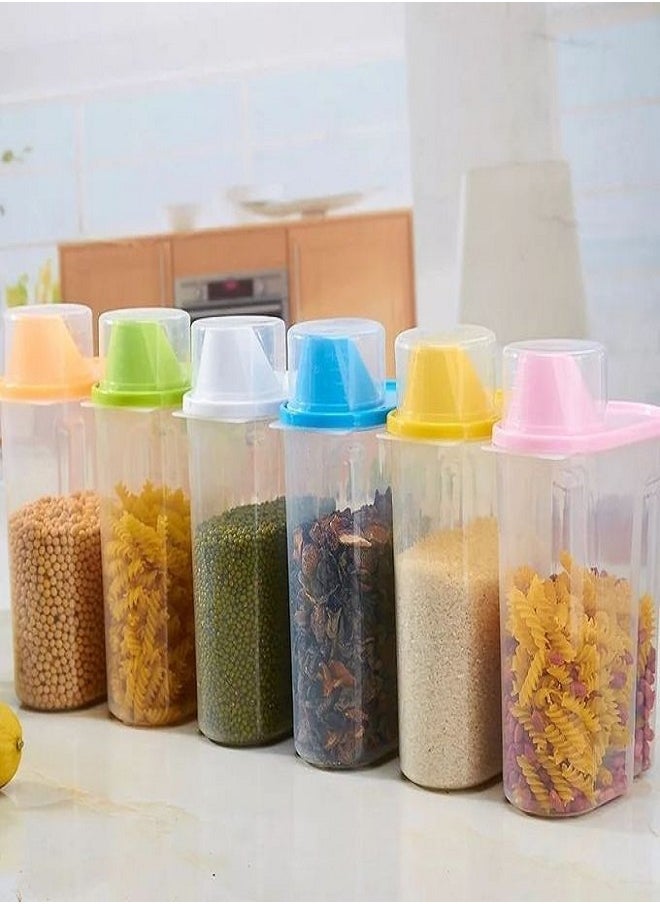 Generic 1Pcs Food Storage Box With Standard Cup 2.5L MultiColor  - Image 3