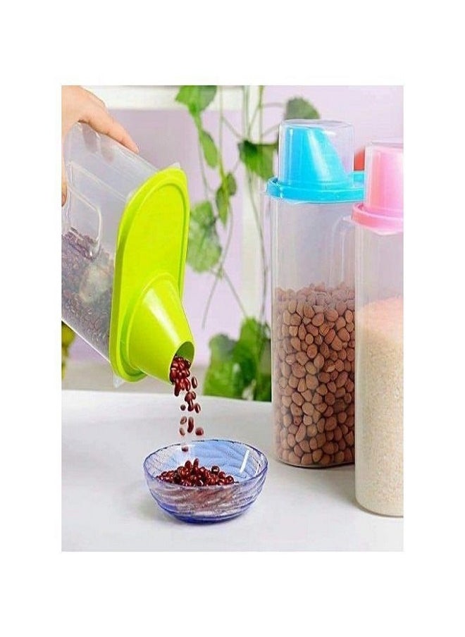 Generic 1Pcs Food Storage Box With Standard Cup 2.5L MultiColor  - Image 4