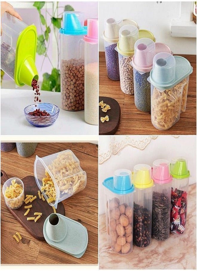Generic 1Pcs Food Storage Box With Standard Cup 2.5L MultiColor  - Image 5