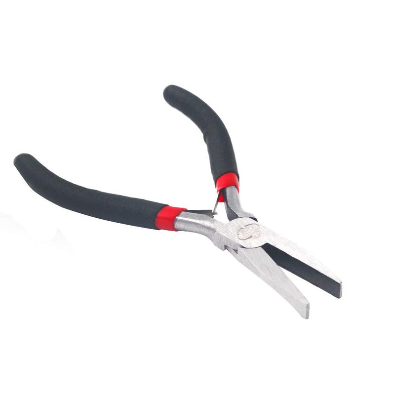 Flat Nose Pliers 5 Inch Smooth Jaw Pliers for Jewelry Making Wire Wrapping Bending