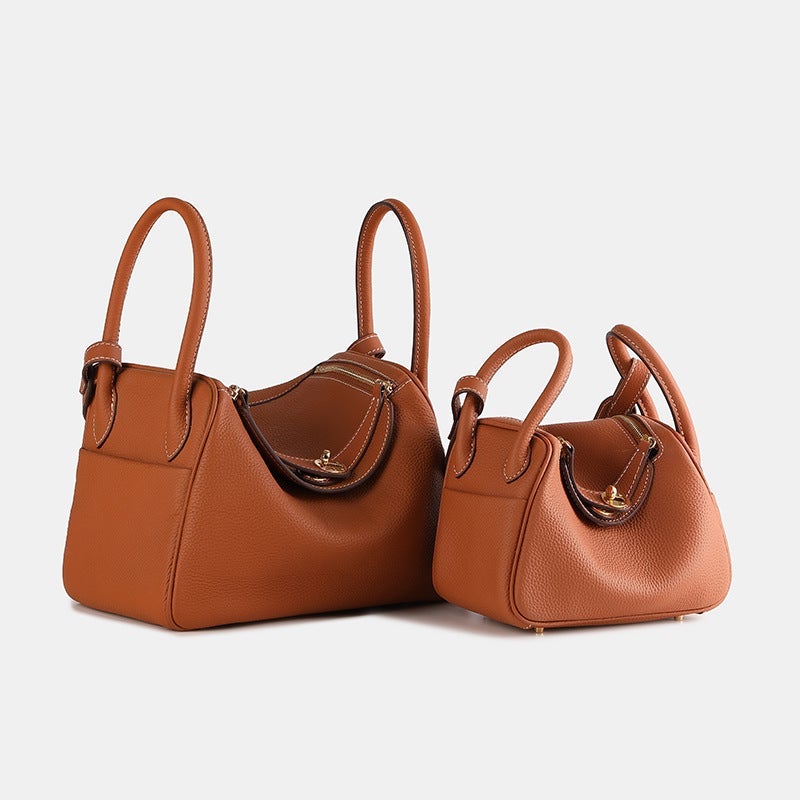 2025 Spring And Fashion Versatile Soft Leather Doctor Bag Soft Leather Women'S Bag Trendy One-Shoulder Cross-Body Satchel Pillow Bag - Image 4
