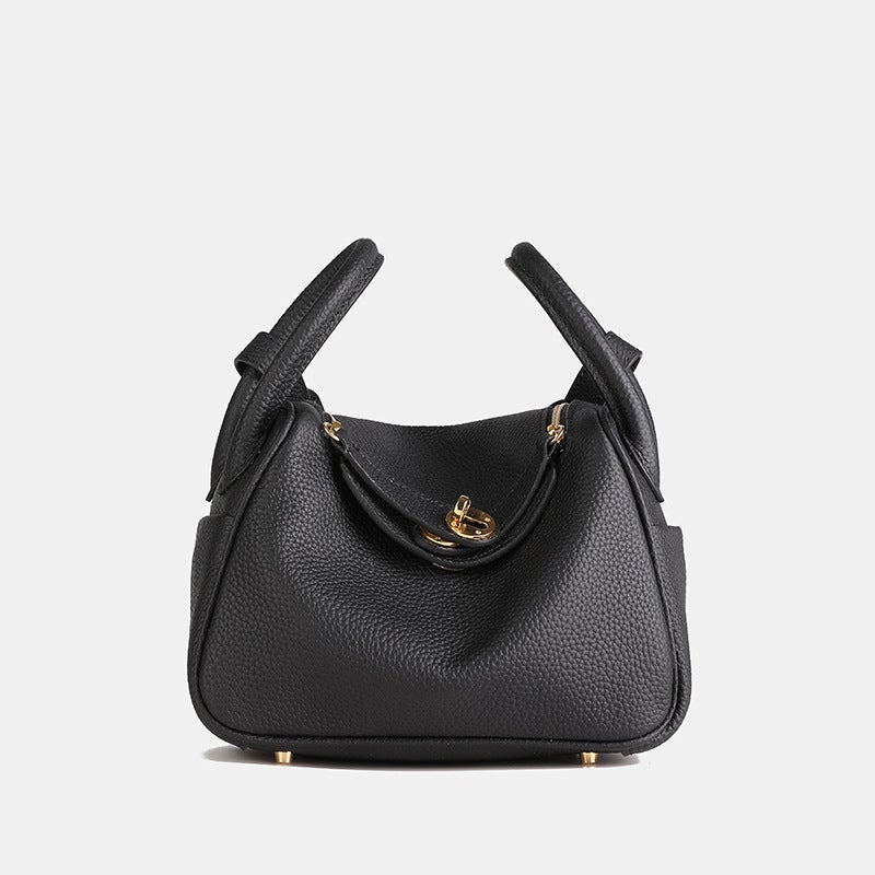 2025 Spring And Fashion Versatile Soft Leather Doctor Bag Soft Leather Women'S Bag Trendy One-Shoulder Cross-Body Satchel Pillow Bag - Image 1
