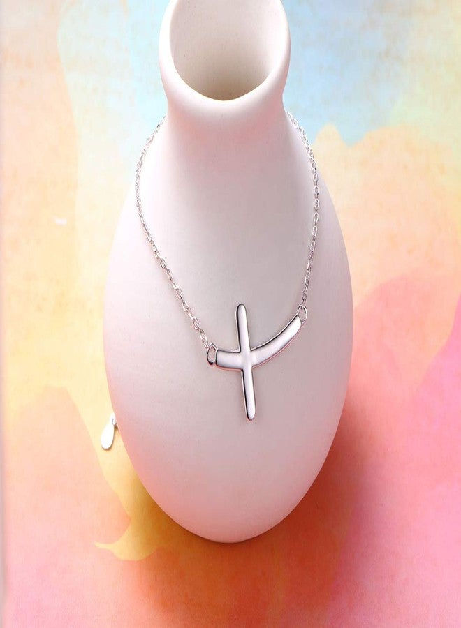 Ladytree 925 Sterling Silver Cross Anklet Ankle Bracelet for Women - Image 4