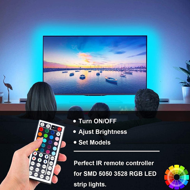 SUPERNIGHT 44 Keys RGB LED Light Strip Wireless Remote Controller SUPERNIGHT Led Light Remote Replacement for SMD 5050 2835 3528 Led Strip Lights - Image 3
