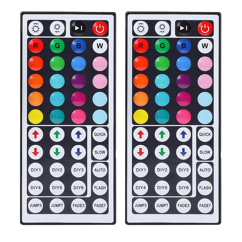 SUPERNIGHT 44 Keys RGB LED Light Strip Wireless Remote Controller SUPERNIGHT Led Light Remote Replacement for SMD 5050 2835 3528 Led Strip Lights - Image 1