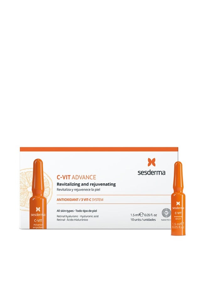 Sesderma C-vit Advance Ampoules 10×1,5ml - Image 1