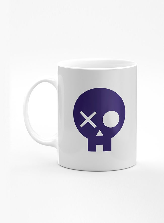 ستايلايزد كوب قهوة مطبوع مصمم بمقبض شديد التحمل 11 أونصة أكواب هدايا شخصية من السيراميك [آمن للاستخدام في الميكروويف ومقاوم للغسل في غسالة الصحون] - طباعة رخامية أسود - Image 1