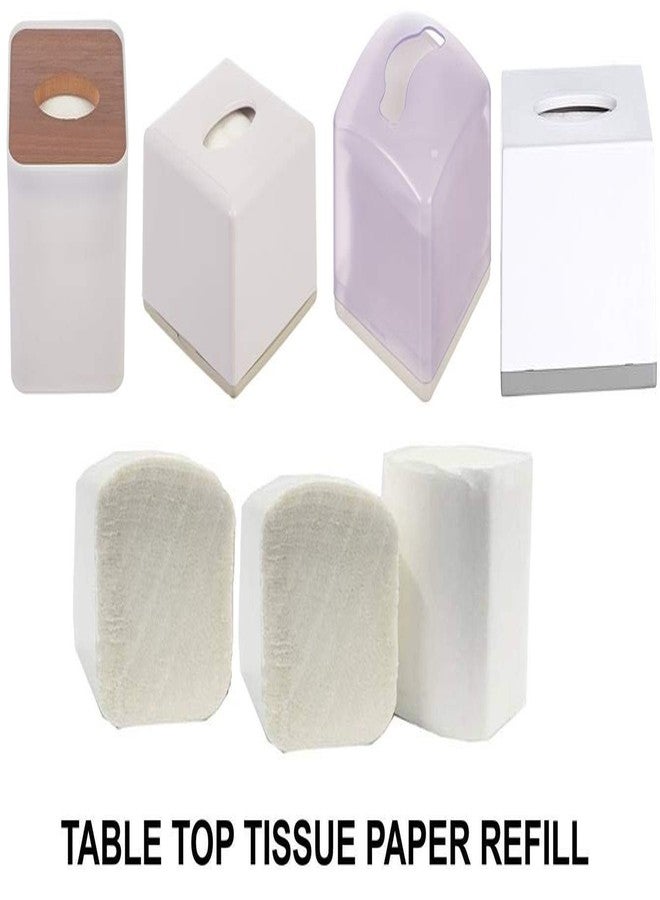 MDN Mist Ultra Interfold 2-Ply Napkin Dispenser Refill, 125 Sheets per Pack, 24 Packs per Case | Refill for Pop-Up Dispensers, Embossed Paper Napkins with Hygienic One-at-a-Time Dispensing, White - Image 2