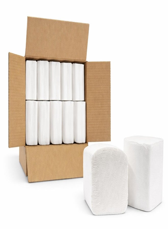 MDN Mist Ultra Interfold 2-Ply Napkin Dispenser Refill, 125 Sheets per Pack, 24 Packs per Case | Refill for Pop-Up Dispensers, Embossed Paper Napkins with Hygienic One-at-a-Time Dispensing, White - Image 1