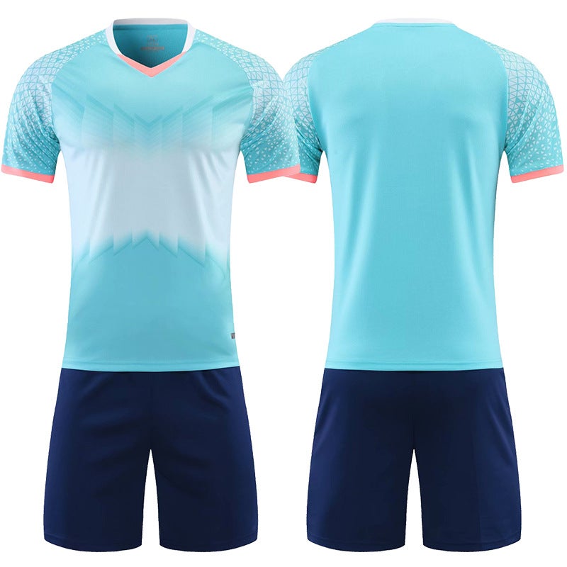 Generic Kids Volleyball Jersey and Shorts Set 022 White  - Image 2