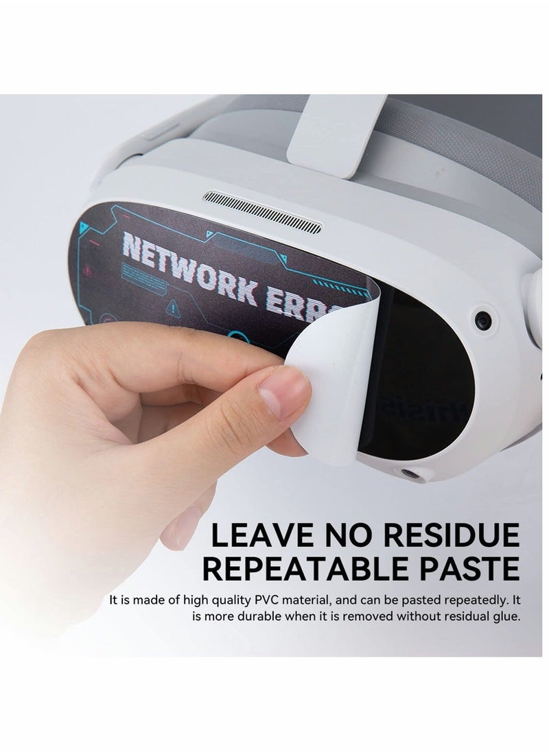 Arabest - Decal Sticker Skin for PICO 4,for VR Headset Lens and Controllers, Protection Film for Virtual Reality Gaming Handle Front Face - Image 1