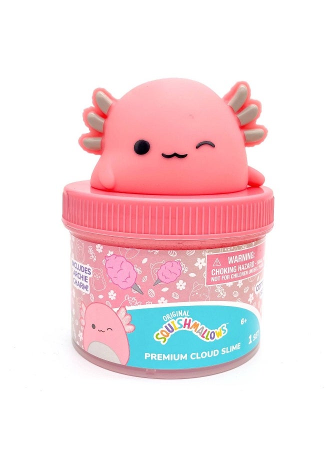 Squishmallows - Squishmallows Archie The Axolotl Cotton Candy Scented Premium Cloud Slime (226.8 g) - Image 1