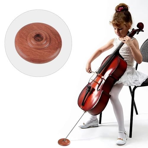 PUNK Real Rosewood Cello Endpin Rest with Hard Rubber Mat Anti-Slip (1A) - Image 2