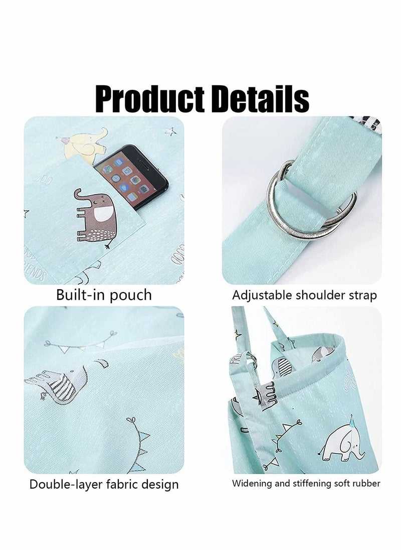 SYOSI - Cotton Nursing Cover, Large Breastfeeding Cover, 360° Coverage, Chemical-Free - Image 1