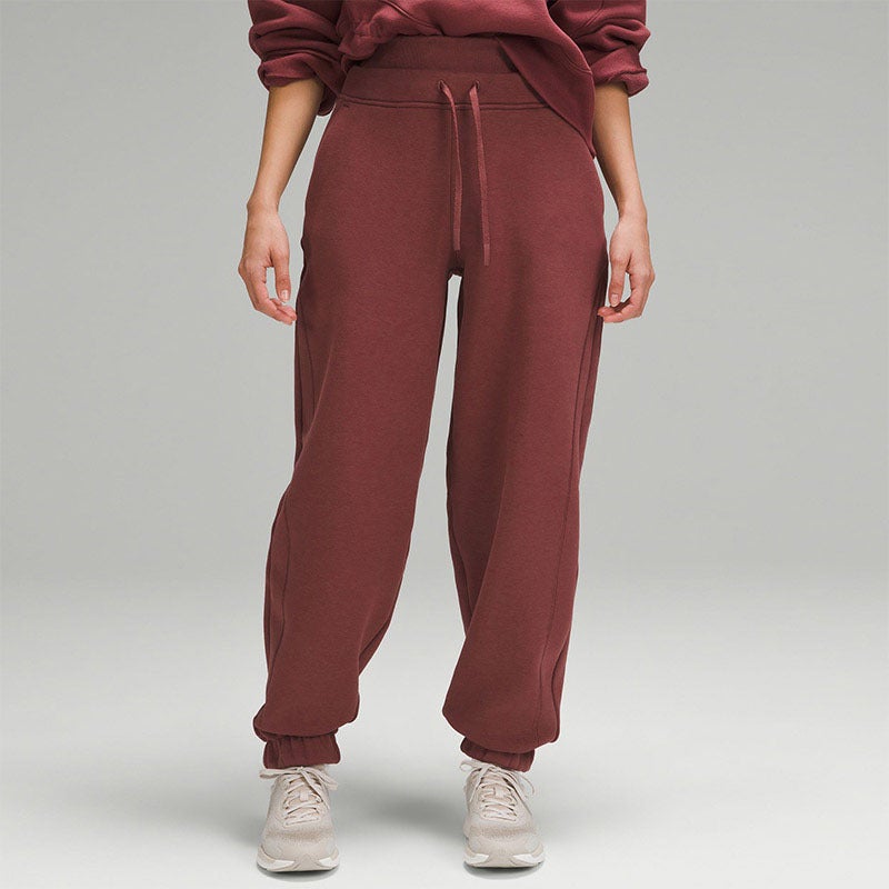 Womens Autumn High Waist Slim Joggers Light gray - Image 4
