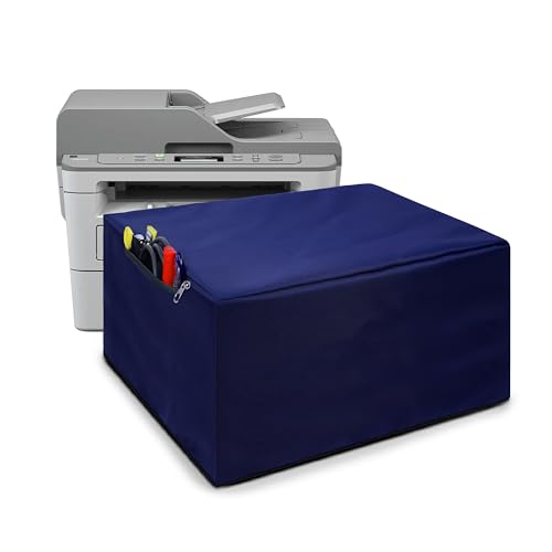ALIFIYA غطاء طابعة قابل للغسل ومضاد للغبار من ألفية لطابعات Brother متعددة الوظائف DCP-B7535DW / DCP-L2531DW - أزرق - Image 1