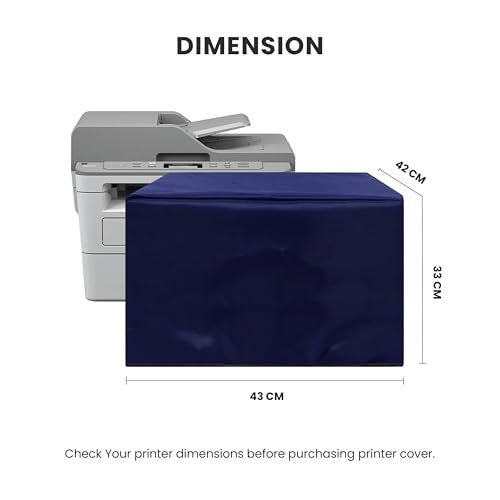 ALIFIYA غطاء طابعة قابل للغسل ومضاد للغبار من ألفية لطابعات Brother متعددة الوظائف DCP-B7535DW / DCP-L2531DW - أزرق - Image 2