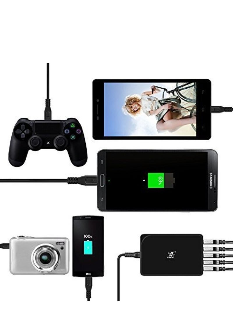 PS4 Controller Charger, 1.5M Micro USB Cable Fast Charging Cable for PS4 Controller/Xbox One/Dual Shock 4/Fire HD/Camera/TV Stick, LG K8V Aristo 5/K40/Phoenix/Escape, Android Charger Cord - Image 4