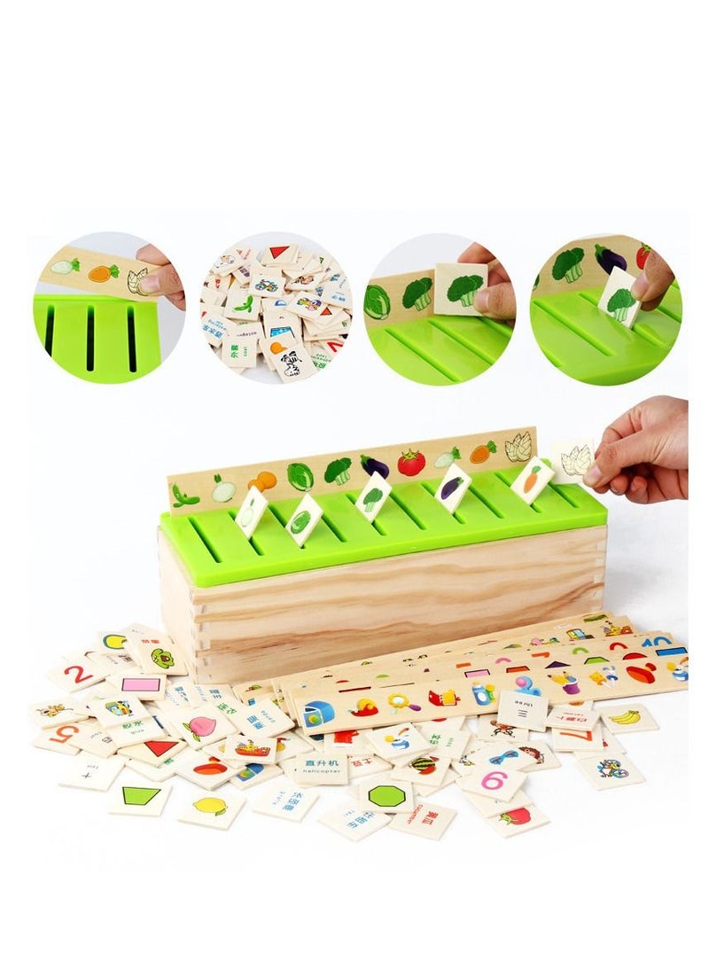 PYEBE Wooden Montessori Toys for Toddlers Learning Activities Sorting Box Educational Toys Preschool Kindergarten Games Autism Toys Motor Skills For Girls Boys Birthday Gift - Image 2