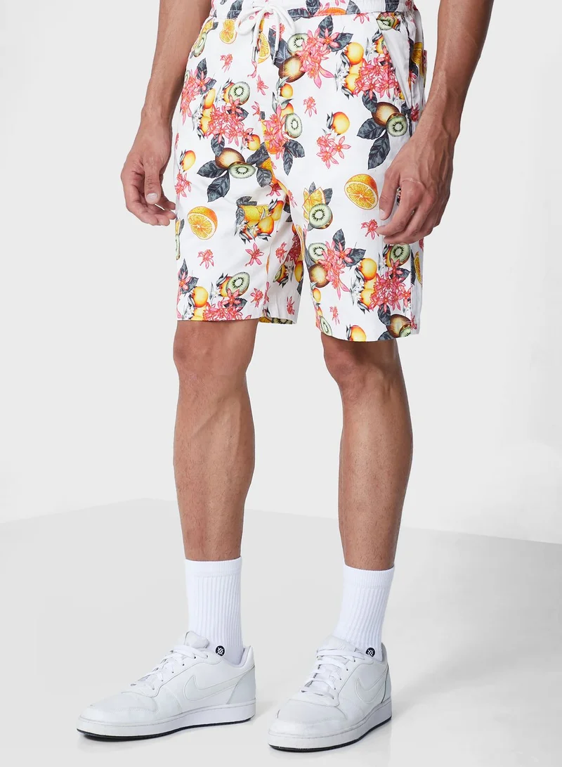 Koovs Koovs Resort Print Short