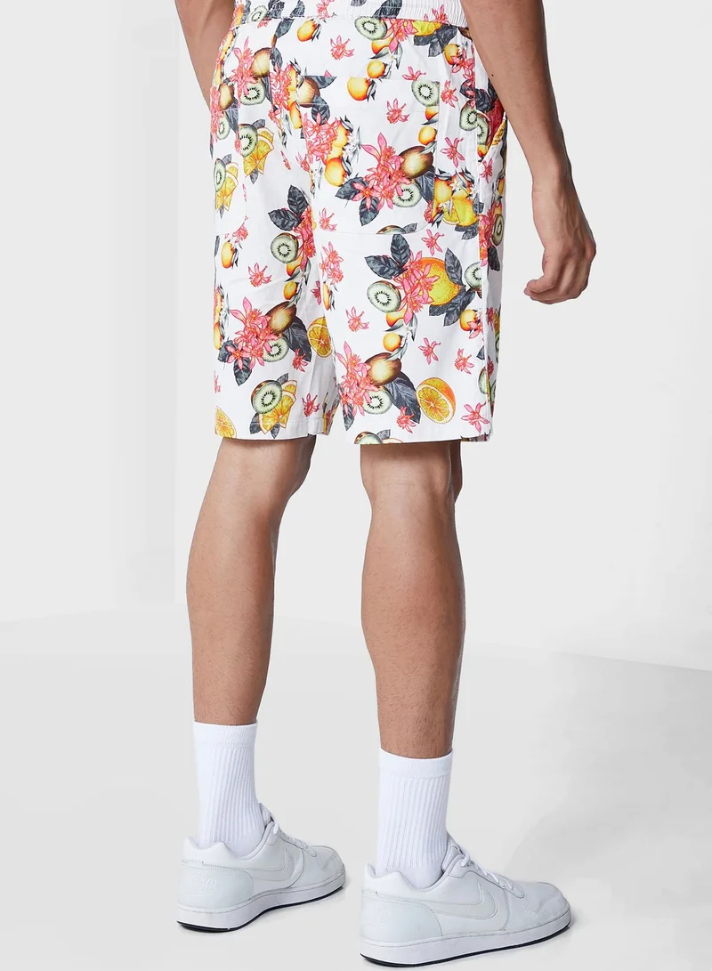 Koovs Koovs Resort Print Short