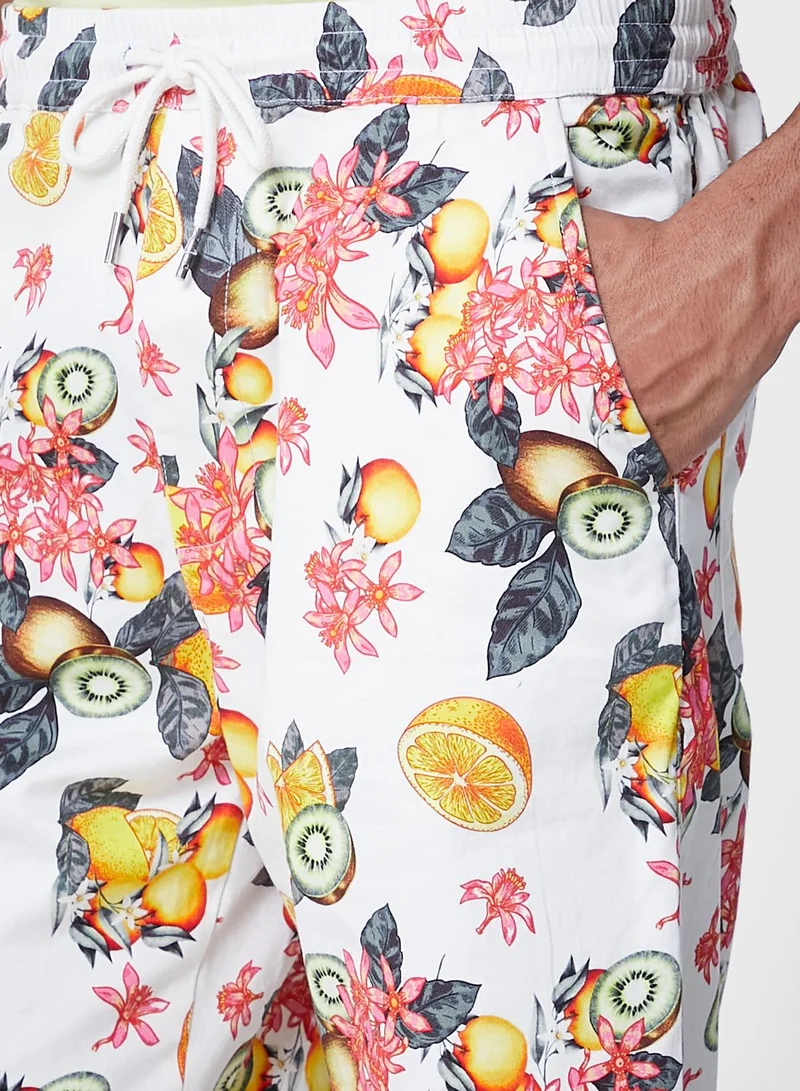 Koovs Koovs Resort Print Short