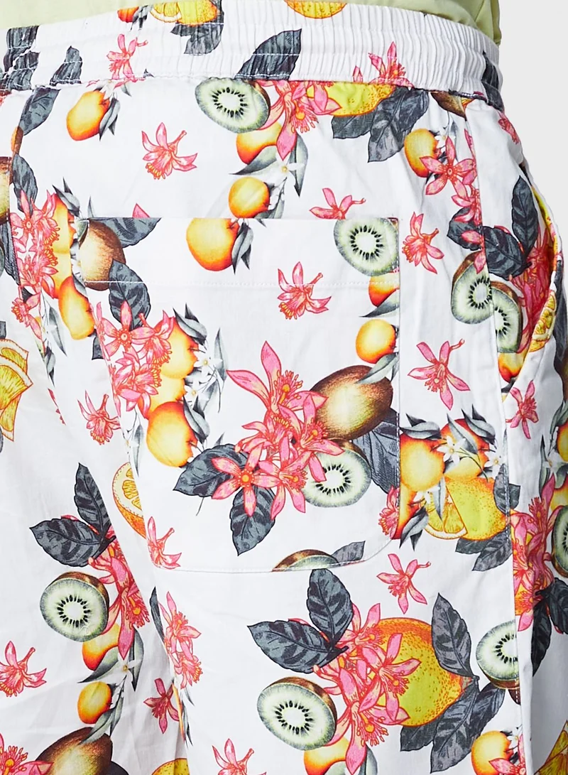 Koovs Koovs Resort Print Short