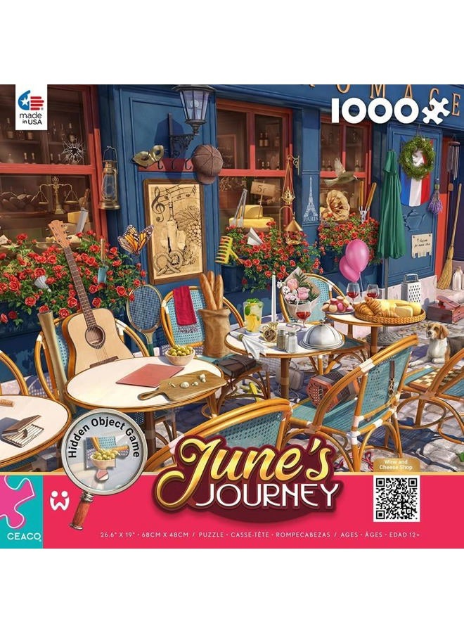 Ceaco - June's Journey - Wine & Cheese Shop - 1000 Piece Jigsaw Puzzle - Image 3