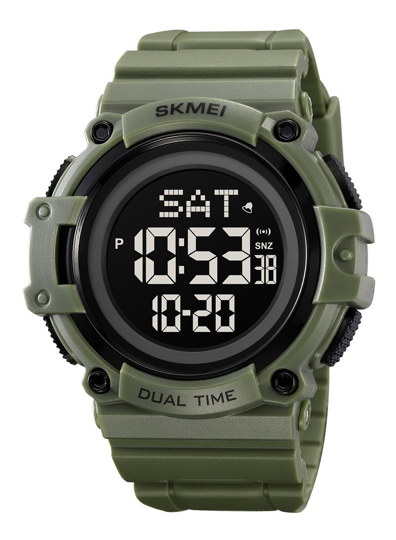 Watches for Men Water Resistance Digital Green 2230 - Image 1