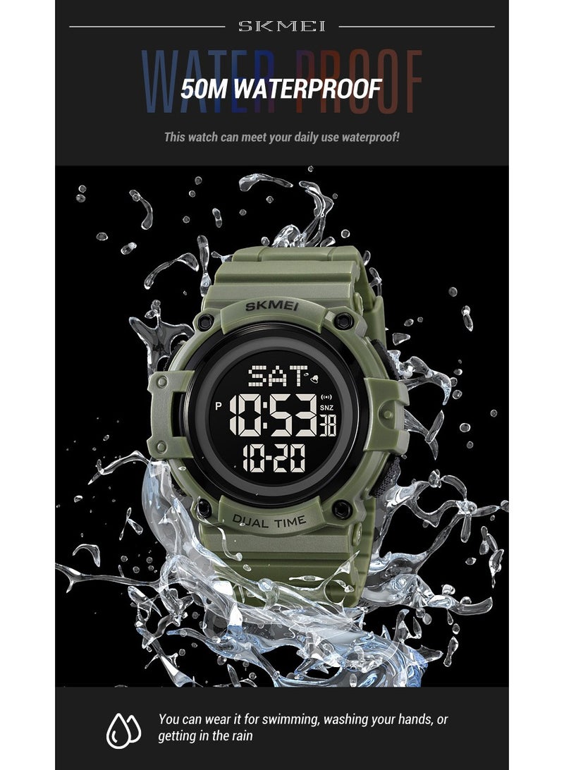 Watches for Men Water Resistance Digital Green 2230 - Image 3