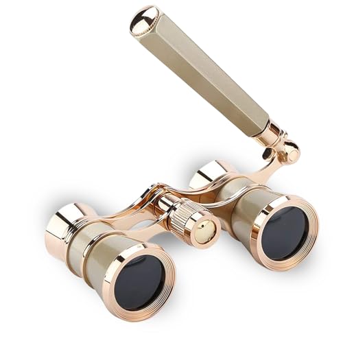 AiScrofa Opera Glasses,3X25 Theater Binoculars with Foldable and Extendable Handle,Mini Binocular Compact Lightweight,Portable Theater Glasses for Adults Kids Women in Musical Concert - Image 1