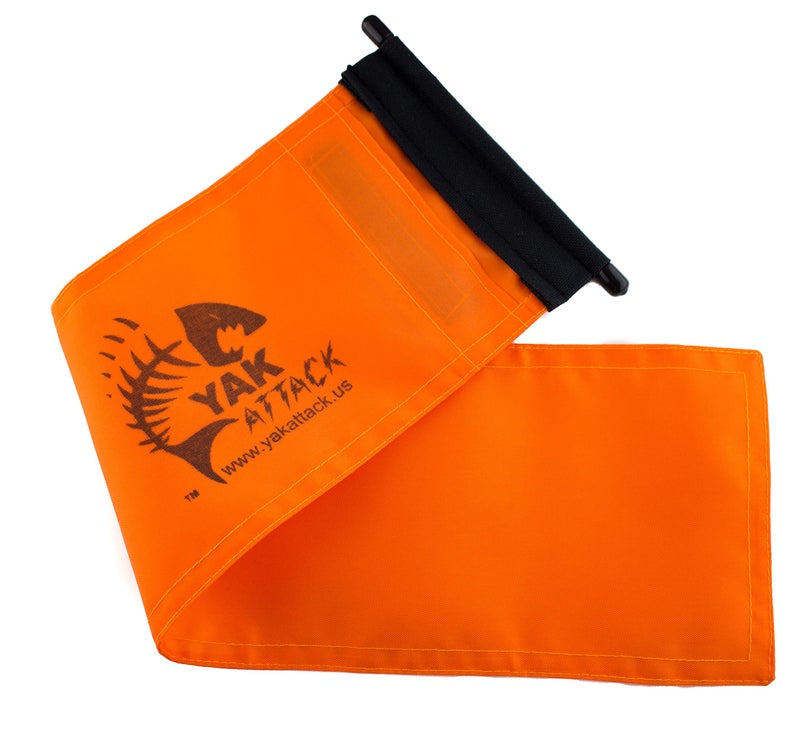 YakAttack VisiCarbon Pro Kayak Visibility Light with Flag | 48" Collapsible Safety Pole | LED Light, 100-Hour Runtime | MightyMount & GearTrac Ready (CPM) | Kayak Fishing Accessories - Image 4