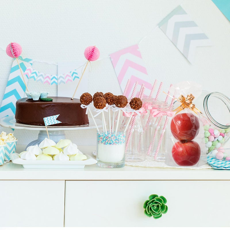 100pcs White Treat Bags with Pull Bow for Cookies Candy Snacks Valentine Party Packaging - Image 5