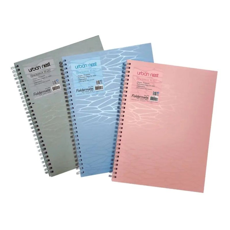 Foldermate Urban Nest Spiral Notebook A7