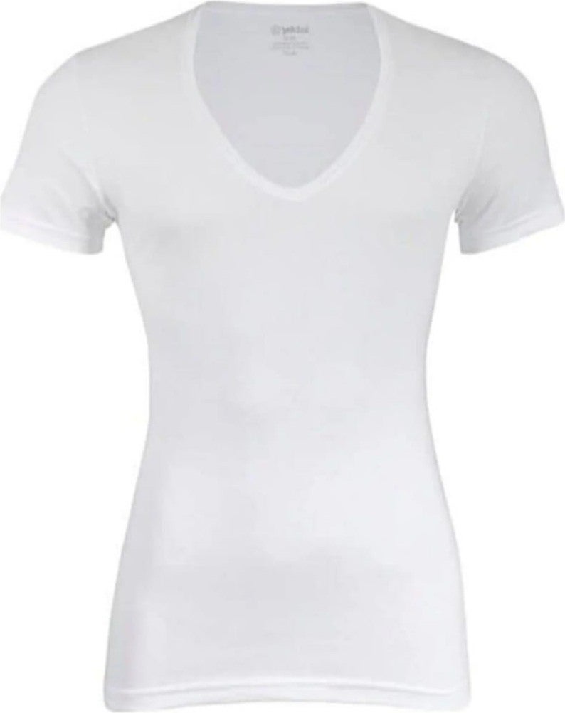 Yıldız Yildiz 355 Men's Lycra Deep V Neck Undershirt 12 Pieces 